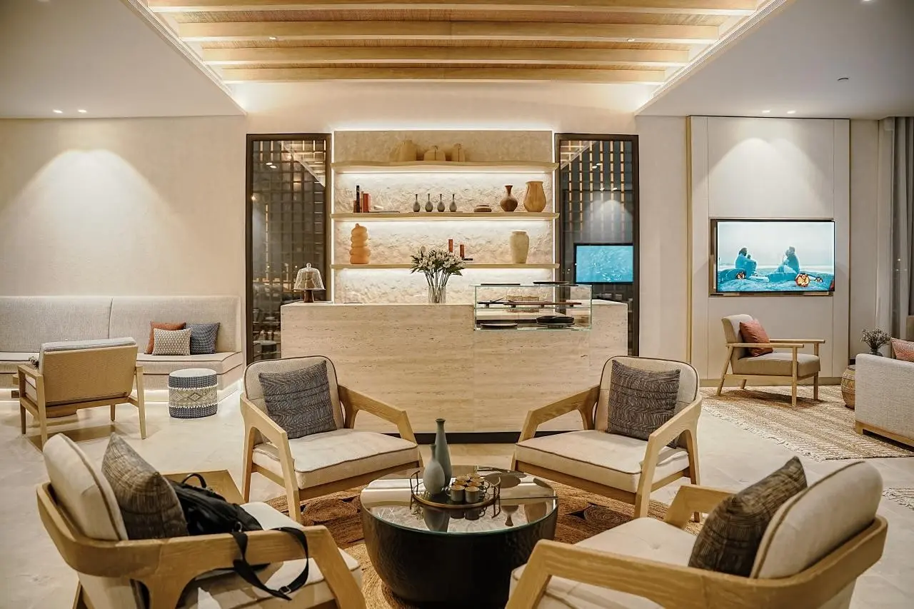 Lobby hotelu Hawar Resort by Mantis