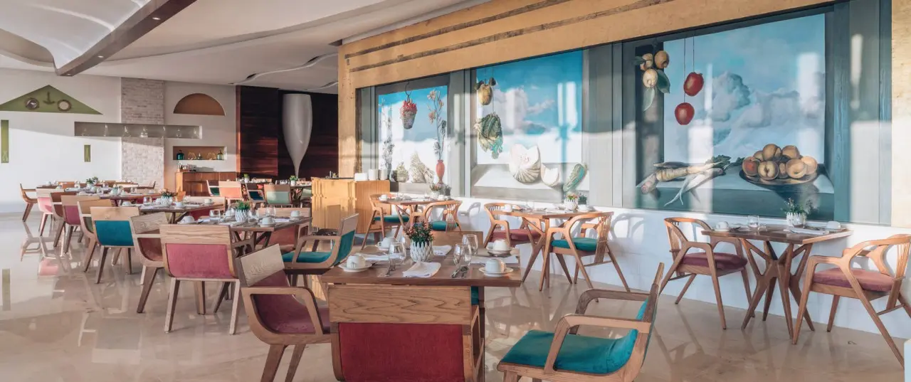 Restauracja i jedzenie w hotelu Iberostar Selection Coral Cancun