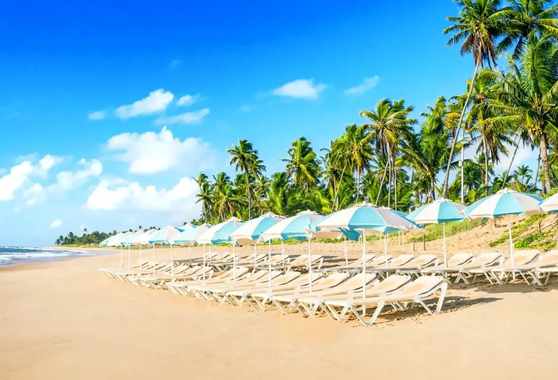 Plaża przy hotelu Iberostar Selection Praia do Forte