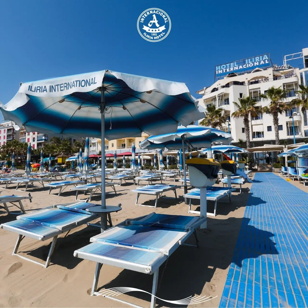 Basen w hotelu Iliria Internacional Hotel