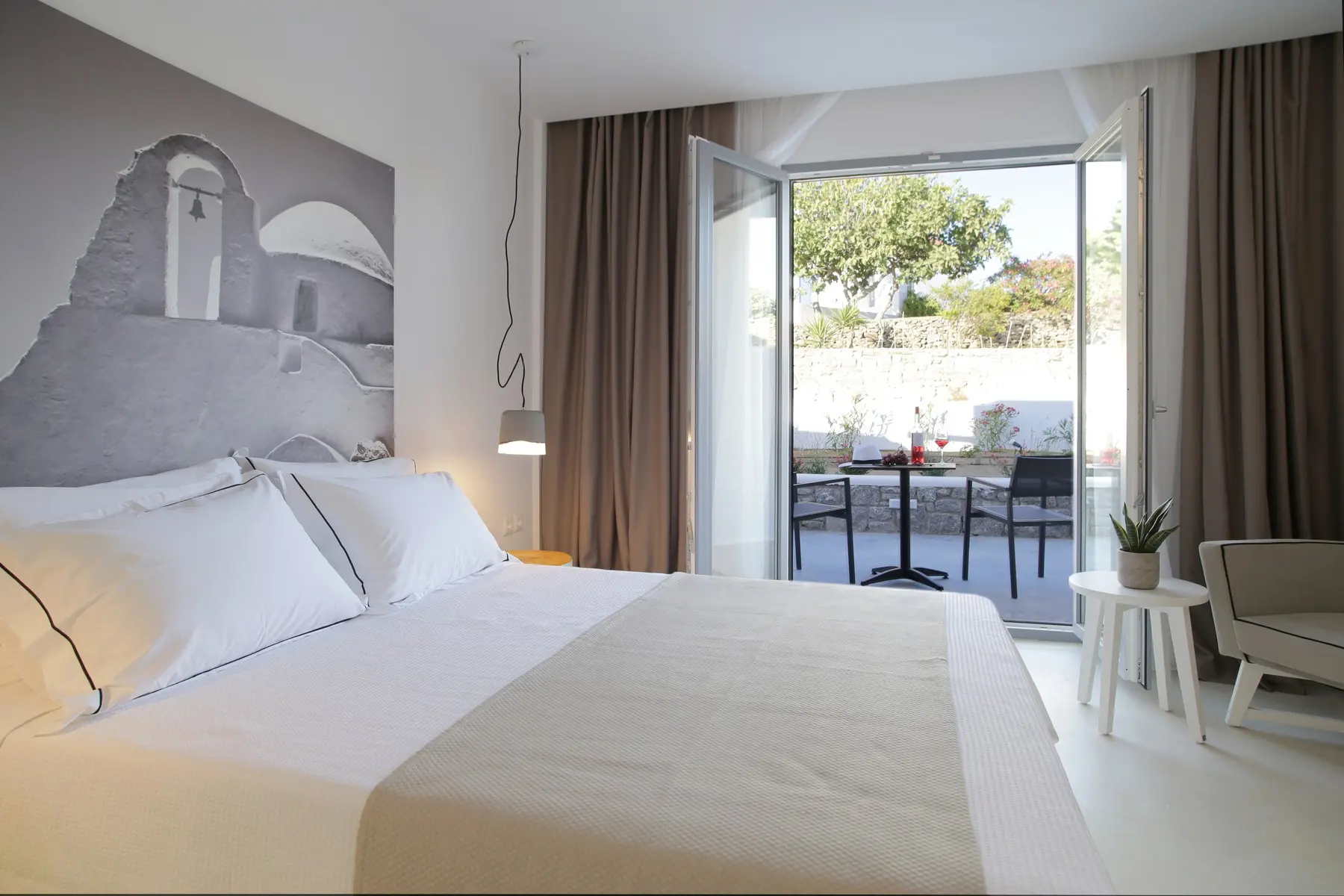 Pokój w hotelu Livin Mykonos Luxury Boutique Hotel