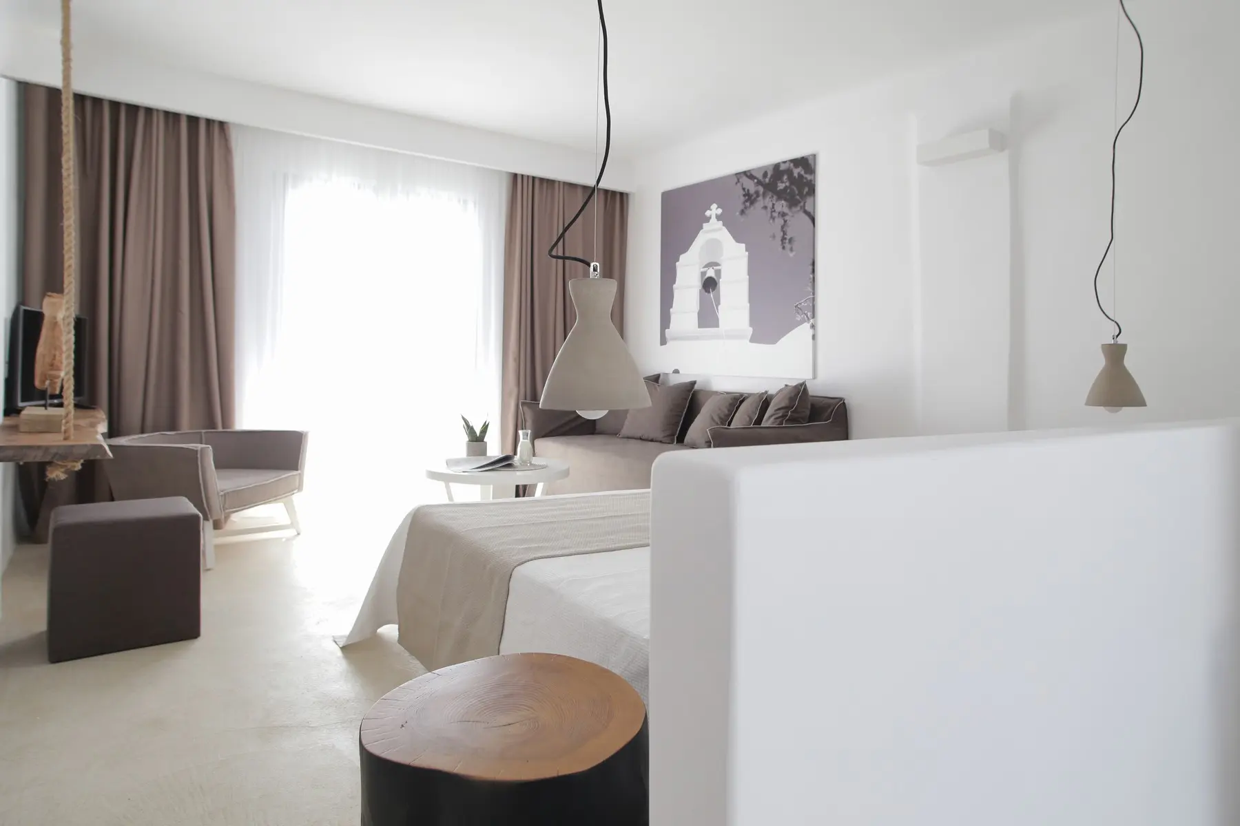 Pokój w hotelu Livin Mykonos Luxury Boutique Hotel