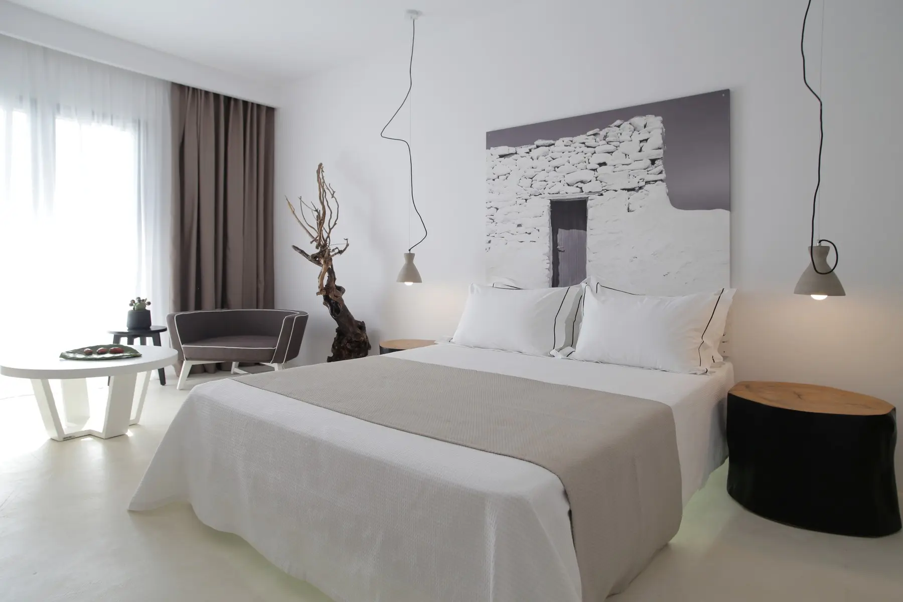 Pokój w hotelu Livin Mykonos Luxury Boutique Hotel