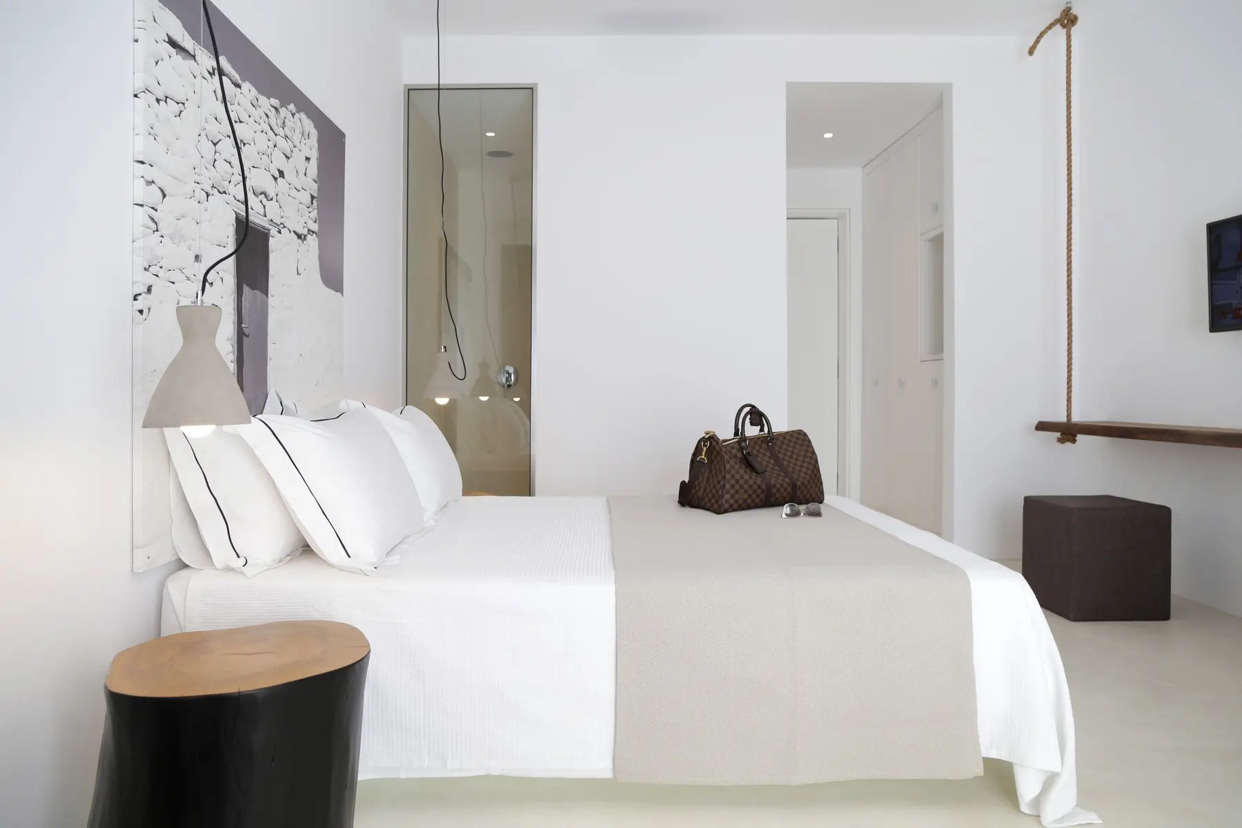 Pokój w hotelu Livin Mykonos Luxury Boutique Hotel