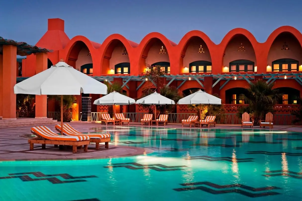 Basen w hotelu Marriott Hurghada