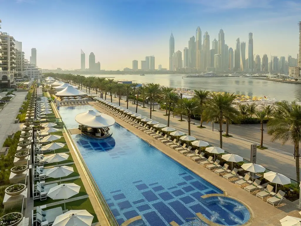 Basen w hotelu Marriott Resort Palm Jumeirah