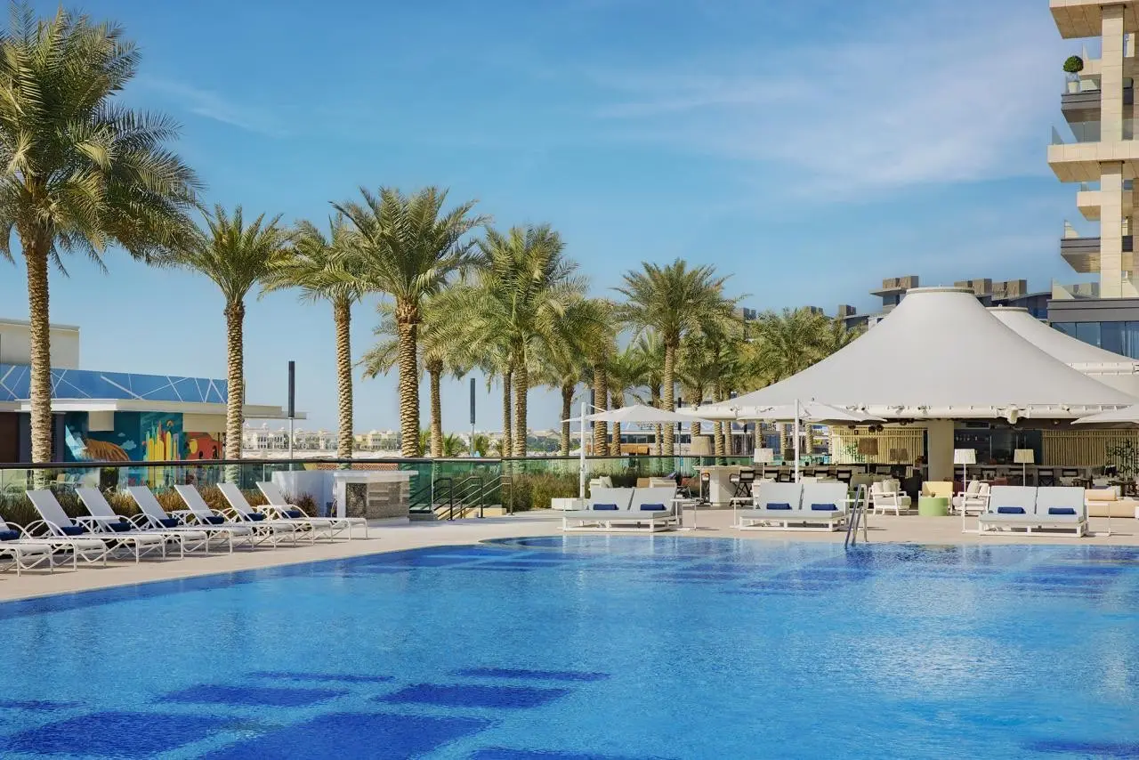 Basen w hotelu Marriott Resort Palm Jumeirah