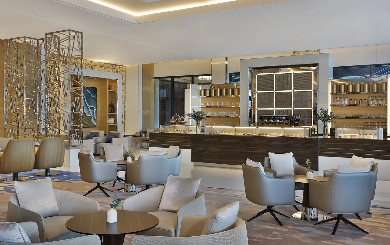 Lobby hotelu Marriott Resort Palm Jumeirah