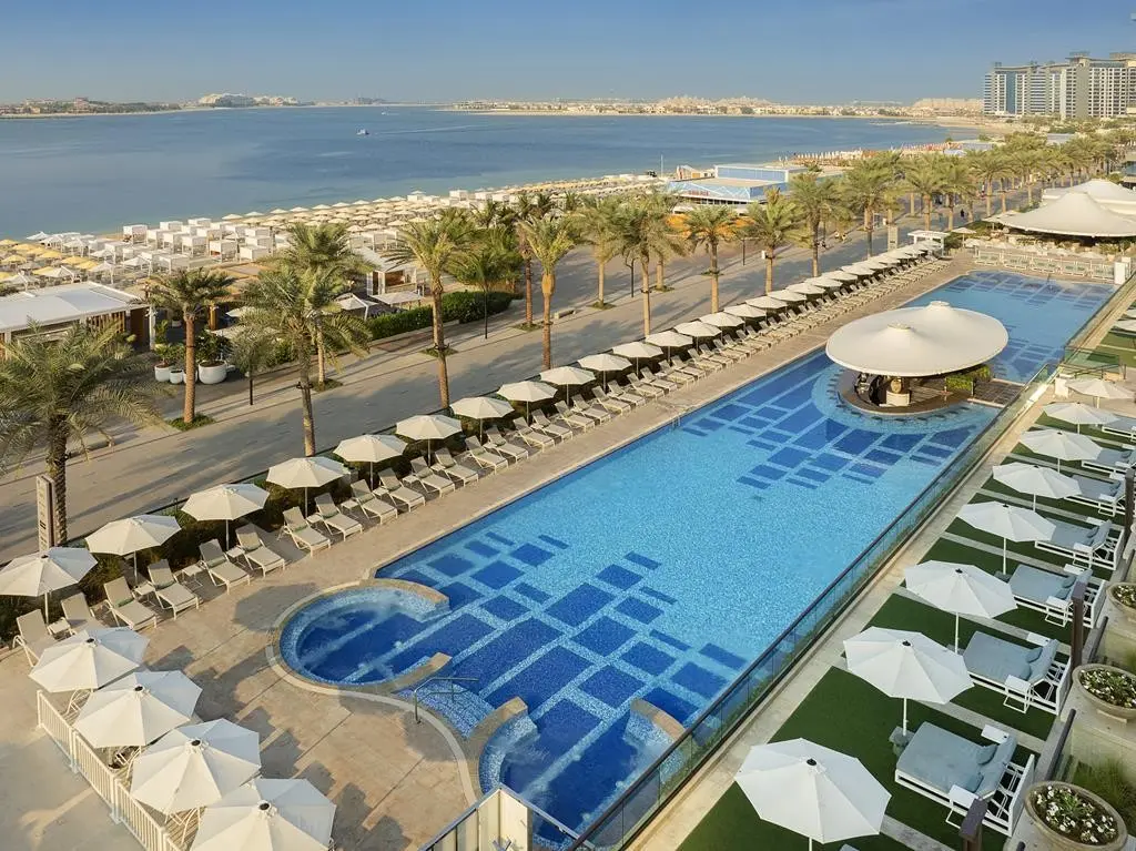 Basen w hotelu Marriott Resort Palm Jumeirah