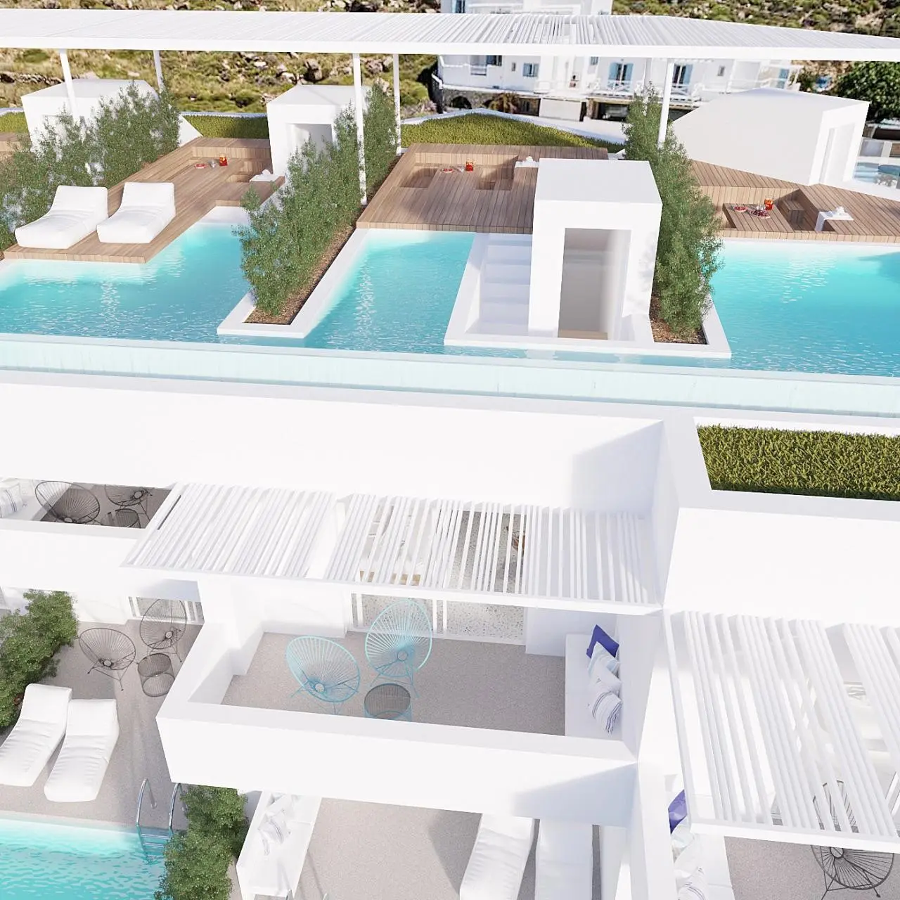 Mykonos Riviera Hotel and Spa — MYKONOS DOVE BEACHFRONT HOTEL