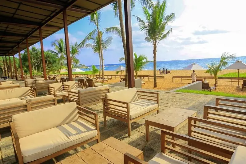 Plaża przy hotelu Pandanus Resort