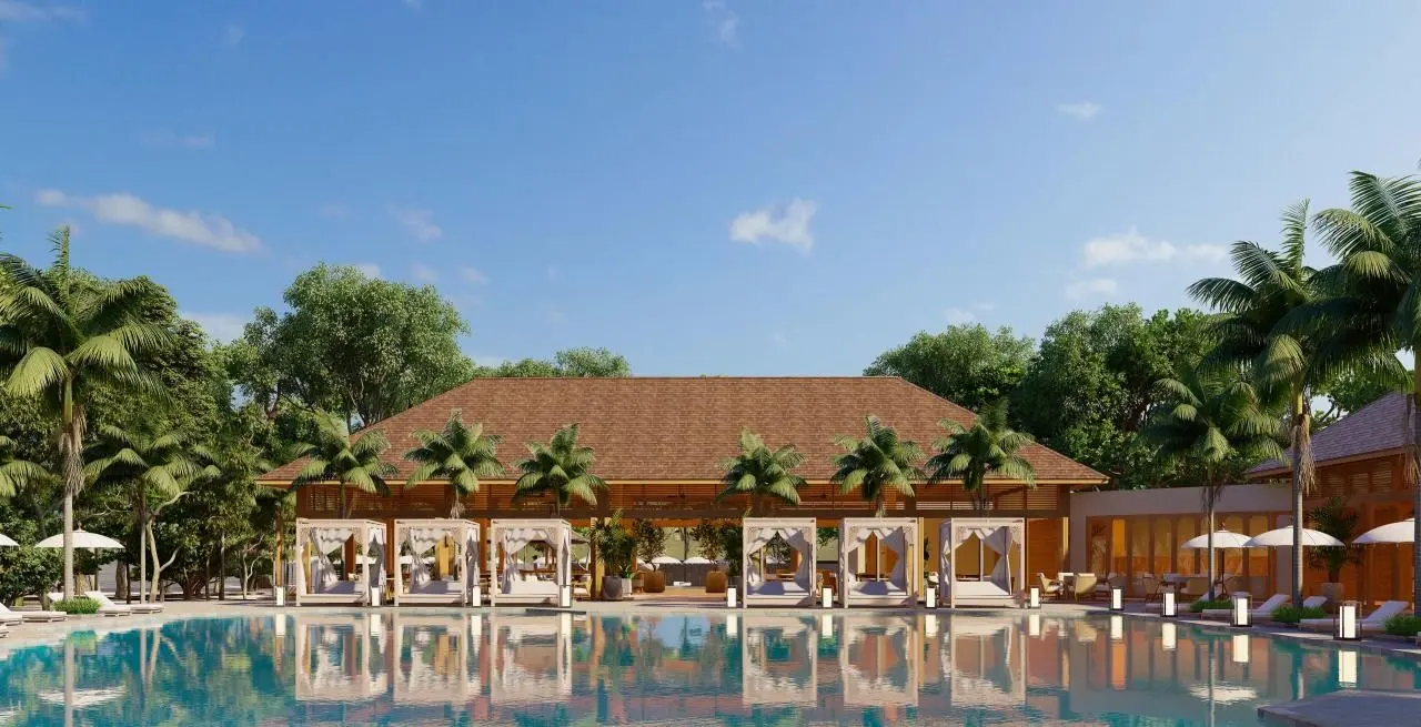 Basen w hotelu Paradisus By Melia Bali
