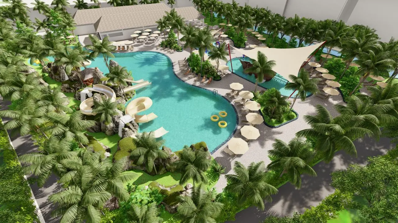 Basen w hotelu Paradisus By Melia Bali