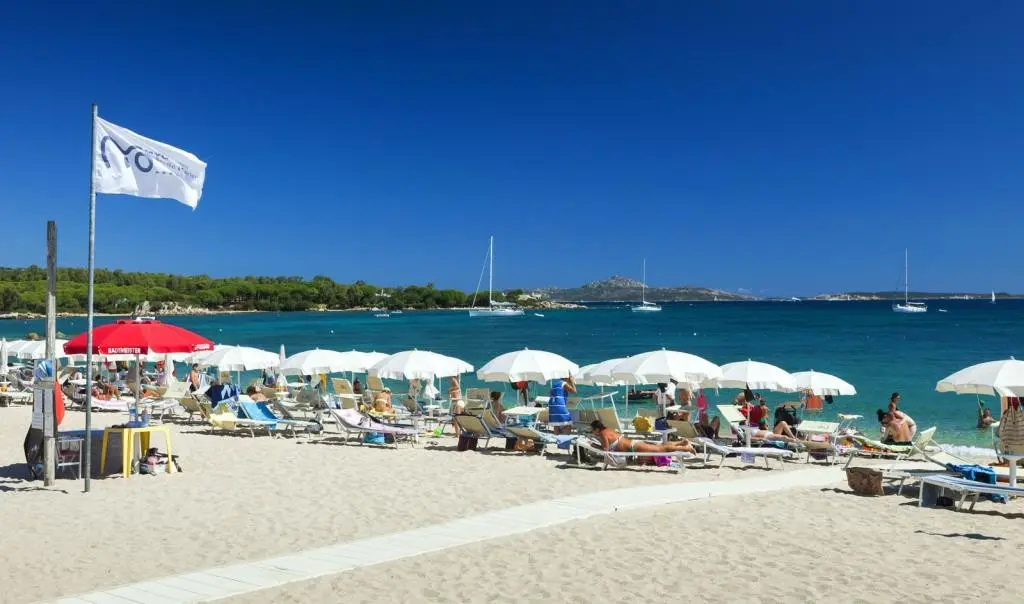 Plaża przy hotelu Stelle Marine
