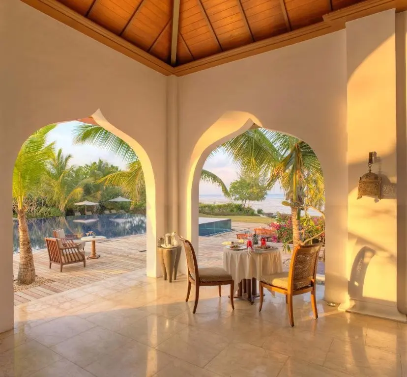 Restauracja i jedzenie w hotelu The Residence Zanzibar