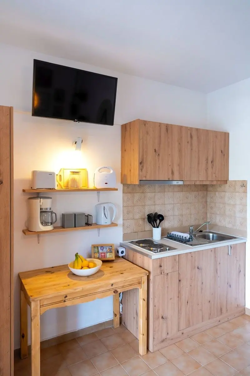Restauracja i jedzenie w hotelu Tselios Apartments & Studios