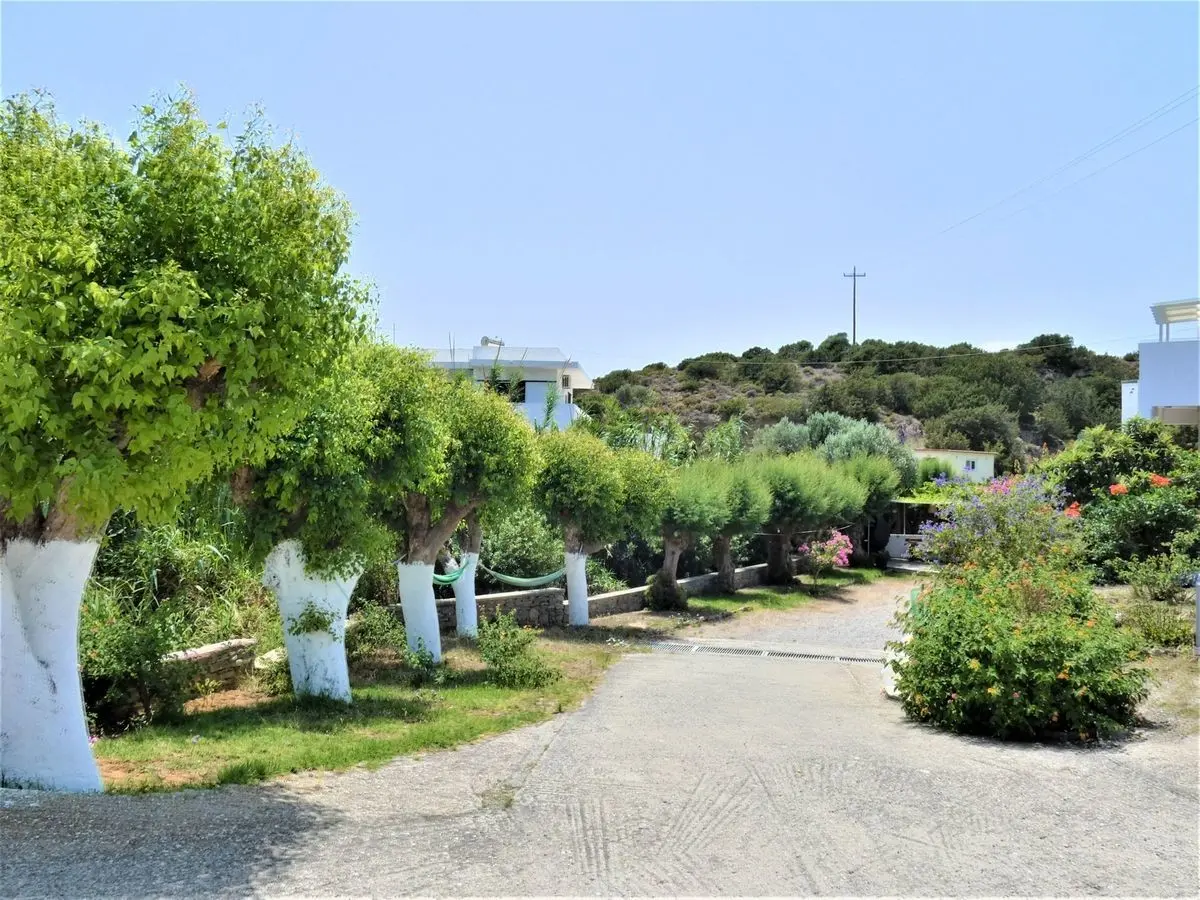 Widok z hotelu Tselios Apartments & Studios
