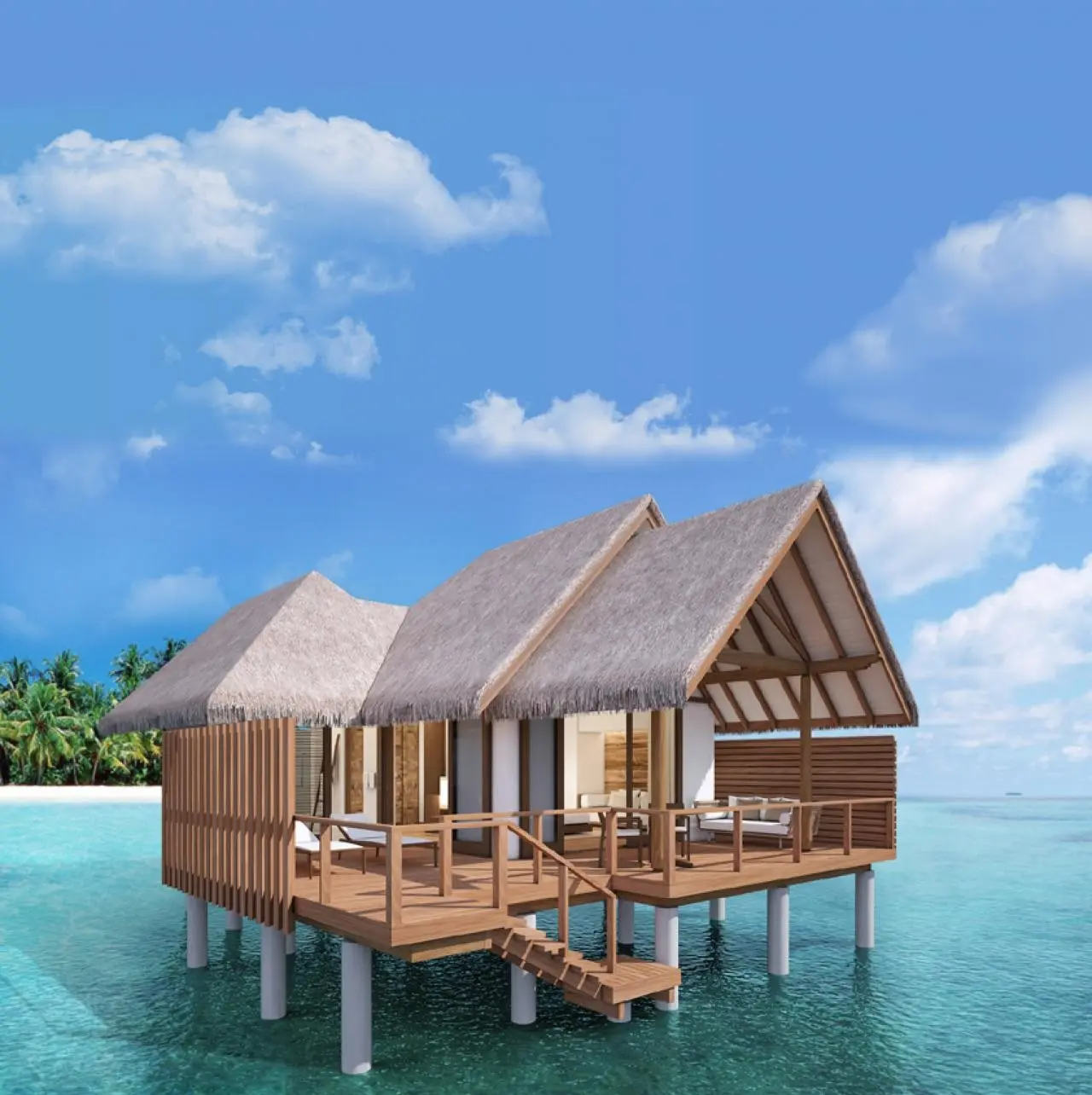 Plaża przy hotelu Velassaru Maldives