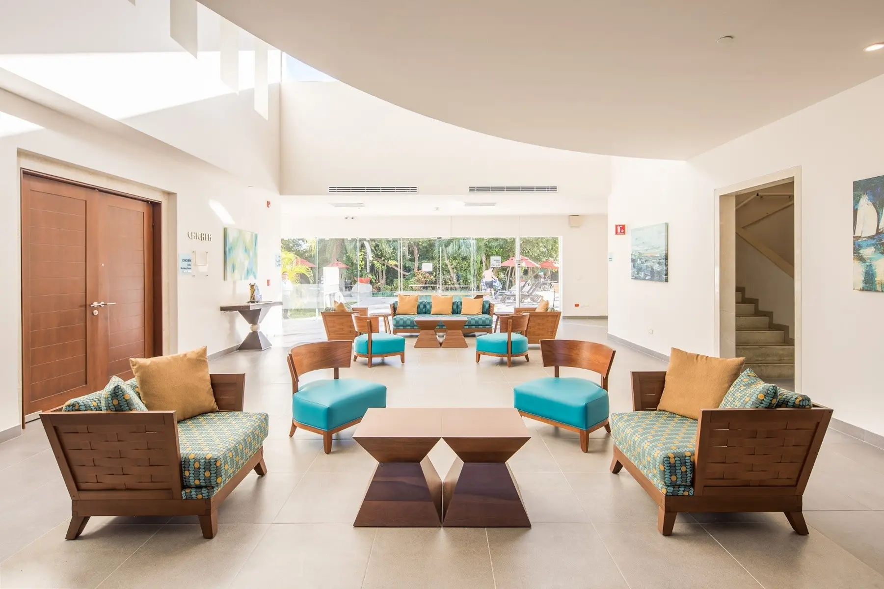 Lobby hotelu Wyndham Garden Playa del Carmen