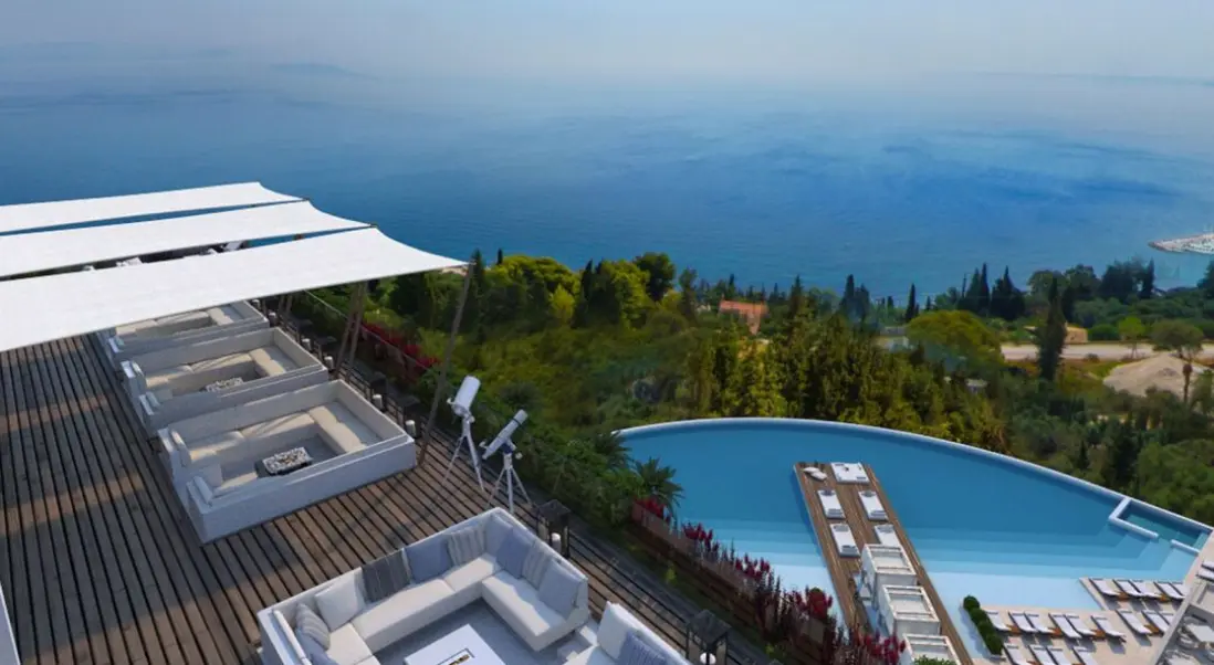 Basen w hotelu Angsana Corfu