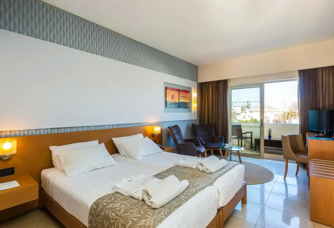 Pokój w hotelu Atlantica Amalthia Beach