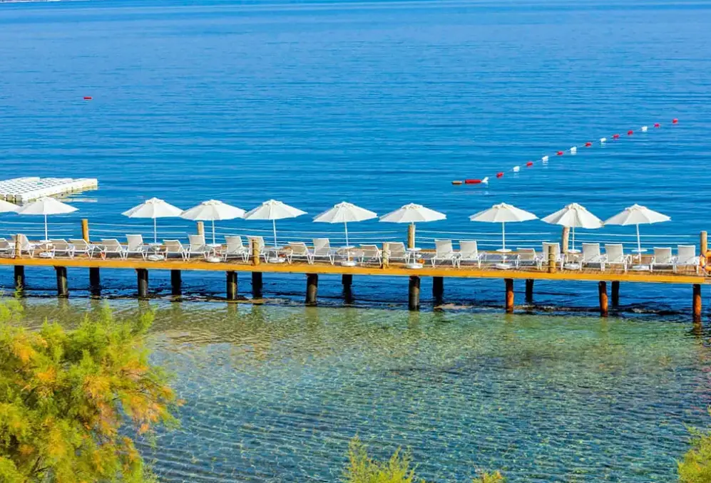 Plaża przy hotelu Blue Dreams Resort