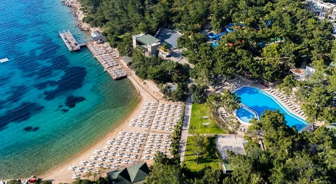 Plaża przy hotelu Bodrum Park Resort
