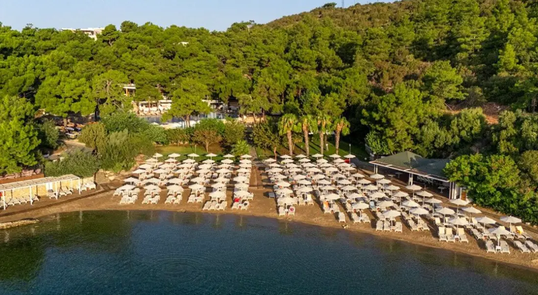 Plaża przy hotelu Bodrum Park Resort