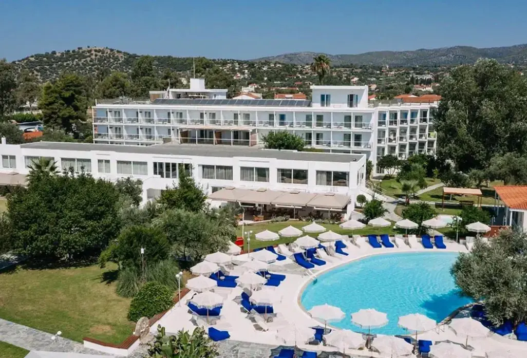 Basen w hotelu Brown Beach Evia Island