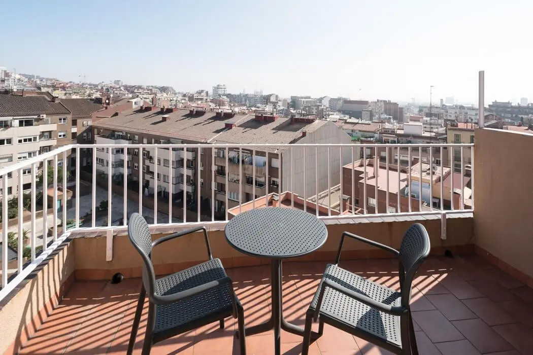Widok z hotelu Catalonia Park Putxet
