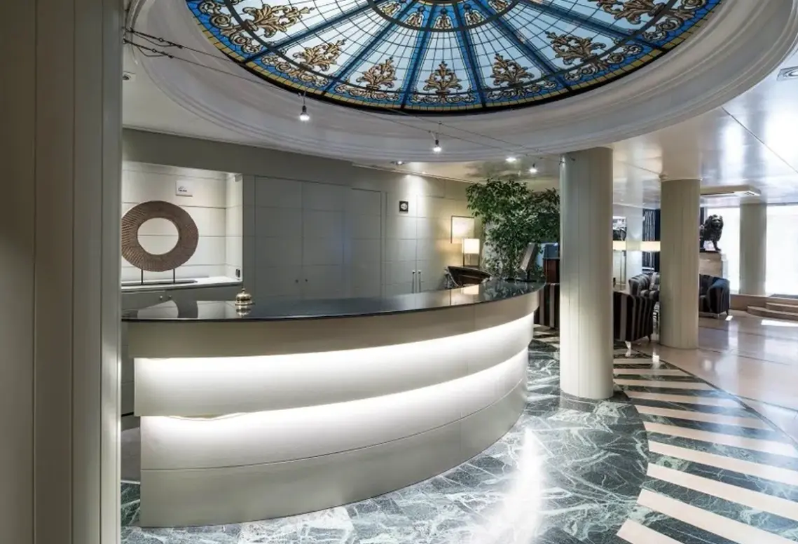 Lobby hotelu Catalonia Roma