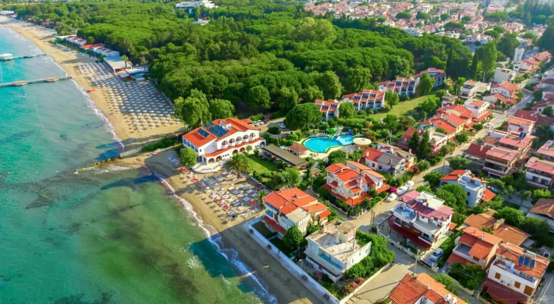 Plaża przy hotelu Dogan Paradise Beach Hotel