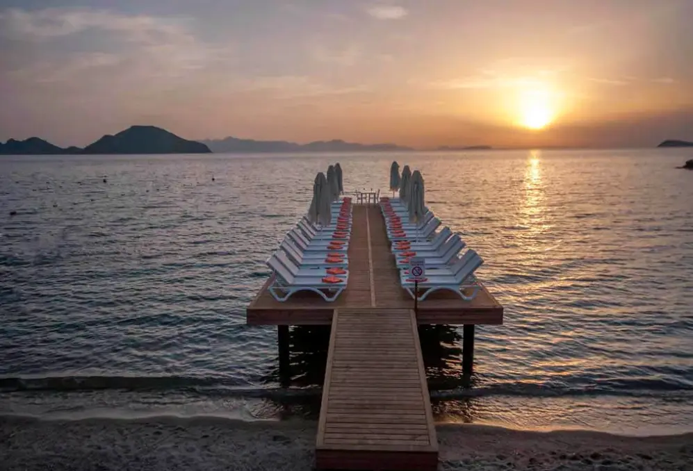 Plaża przy hotelu Dragut Point North