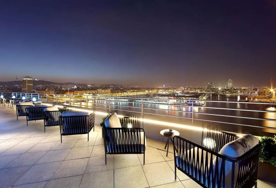 Widok z hotelu Eurostars Grand Marina