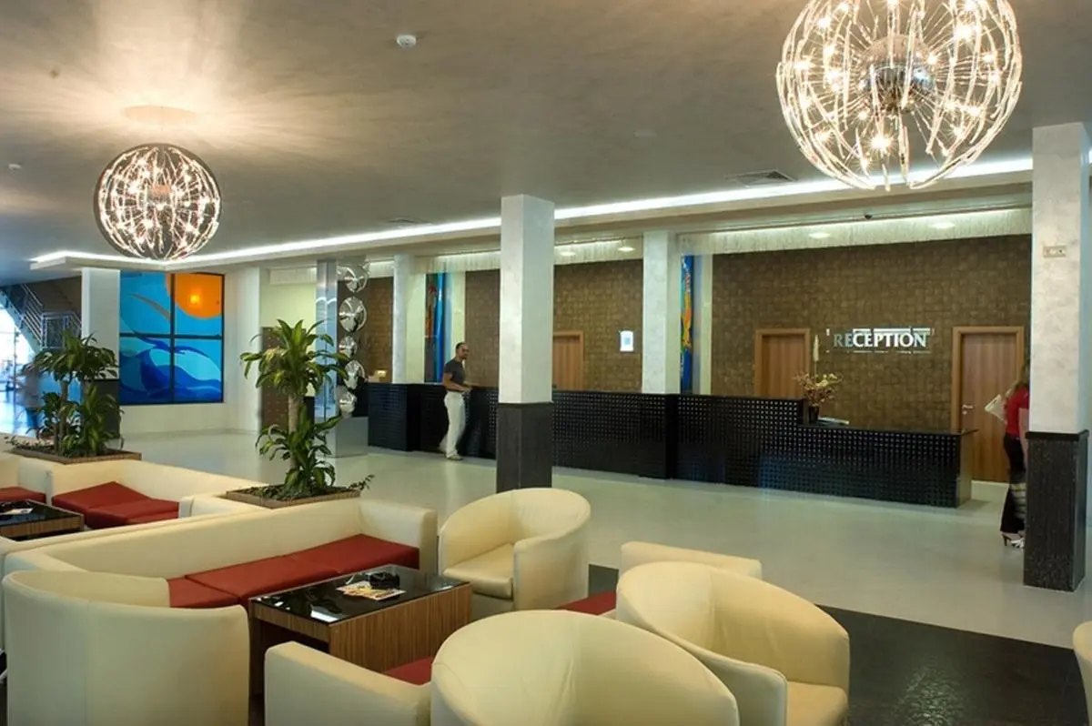 Lobby hotelu Glarus