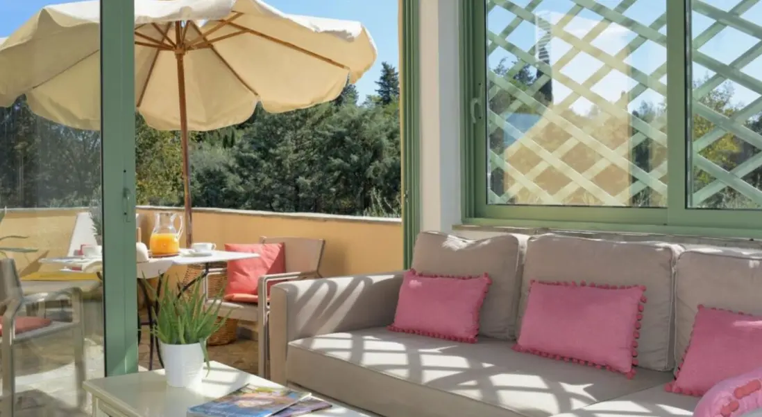 Widok z hotelu Isabella Country House