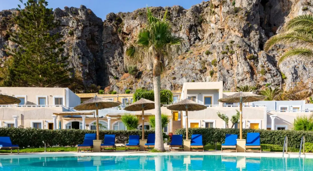 Basen w hotelu Kalypso Cretan Village