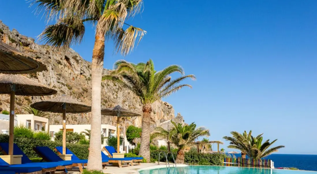 Basen w hotelu Kalypso Cretan Village