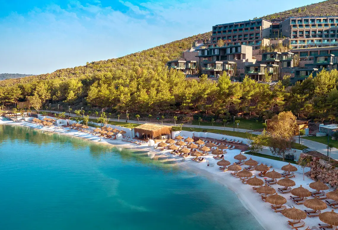 Plaża przy hotelu Lujo Bodrum