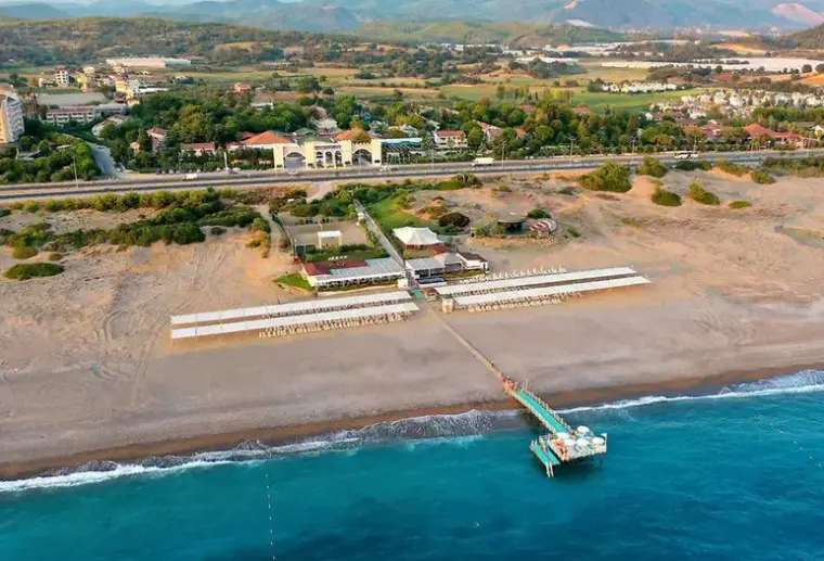 Plaża przy hotelu Master Family Club