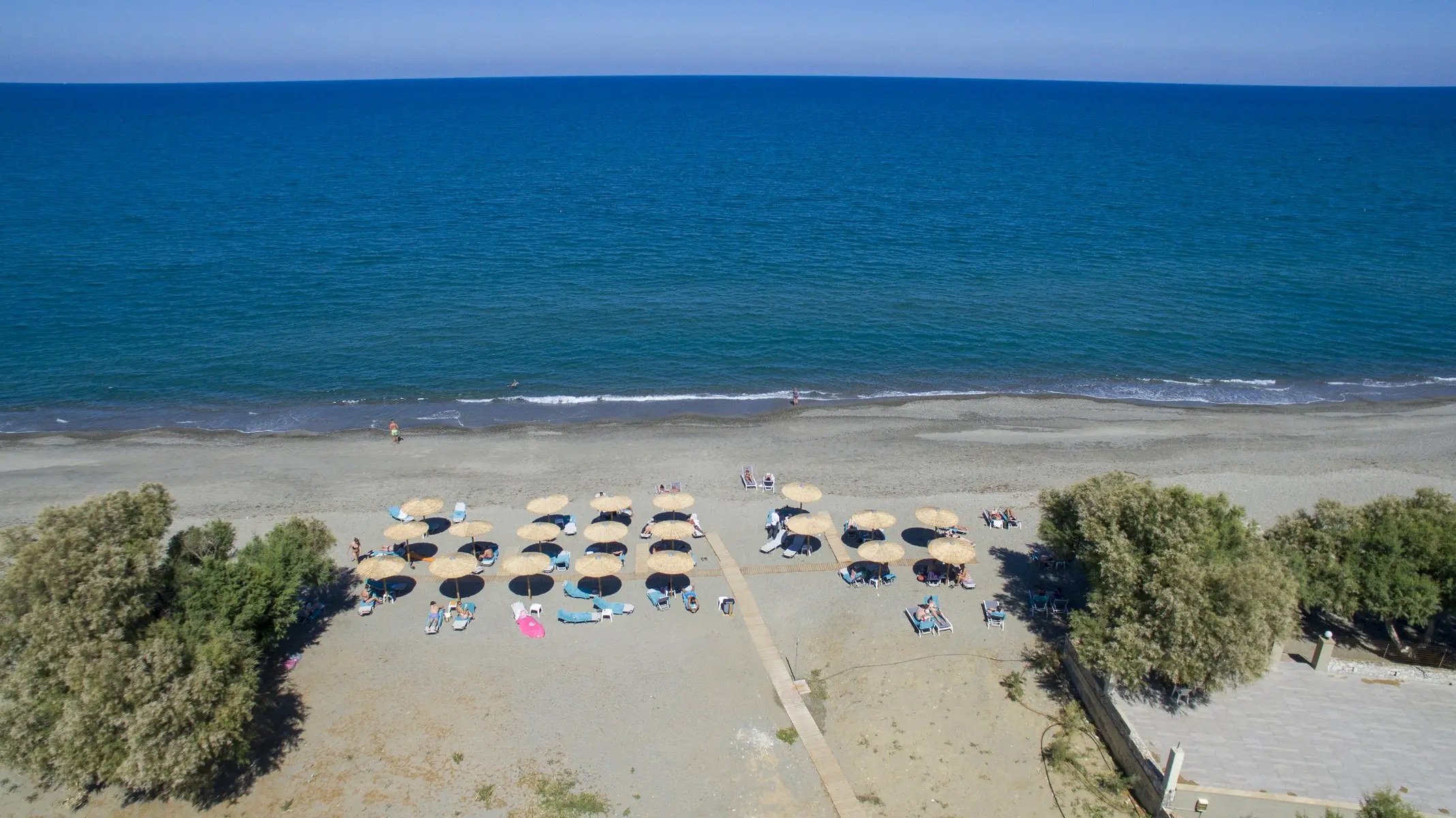 Plaża przy hotelu Myrion Beach Resort