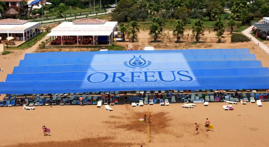 Plaża przy hotelu Orfeus Park