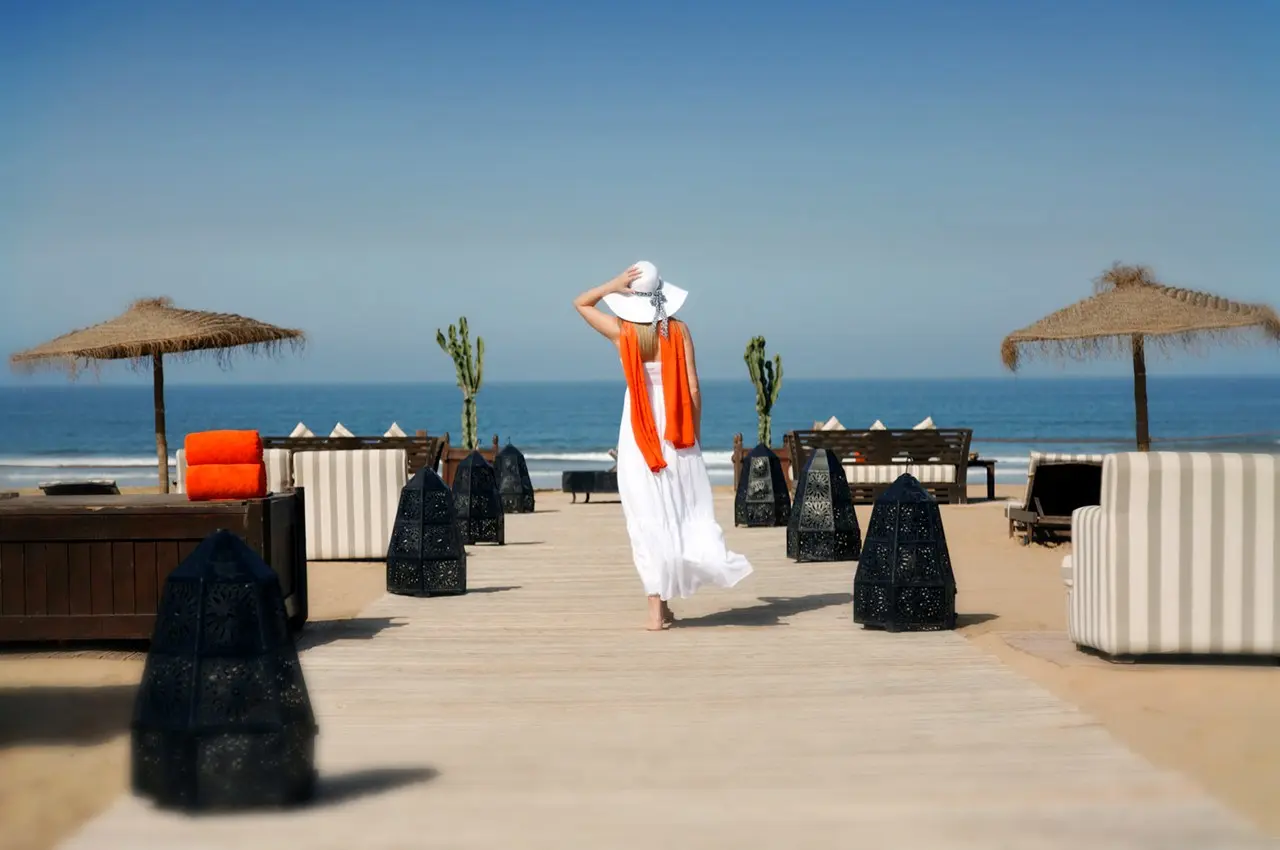Plaża przy hotelu Sofitel Agadir Royal Bay Resort