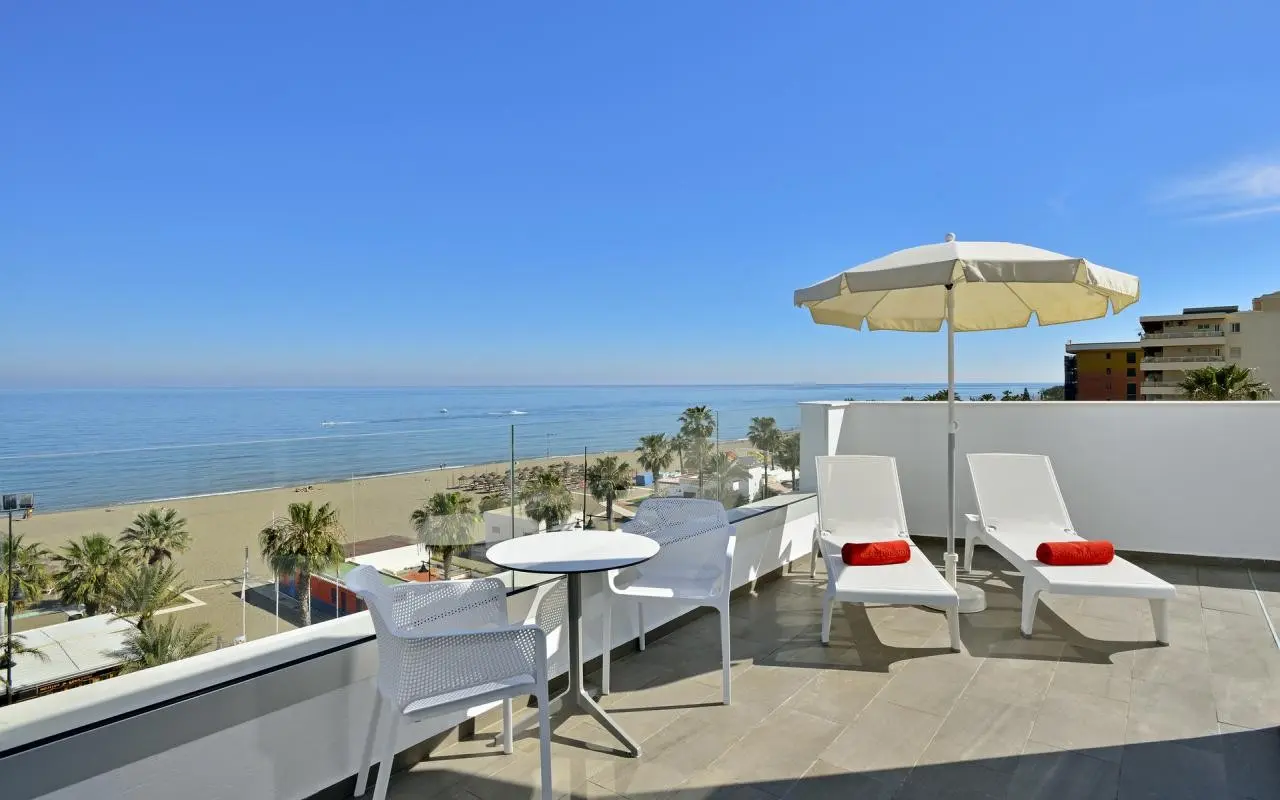 Plaża przy hotelu Sol Don Marco