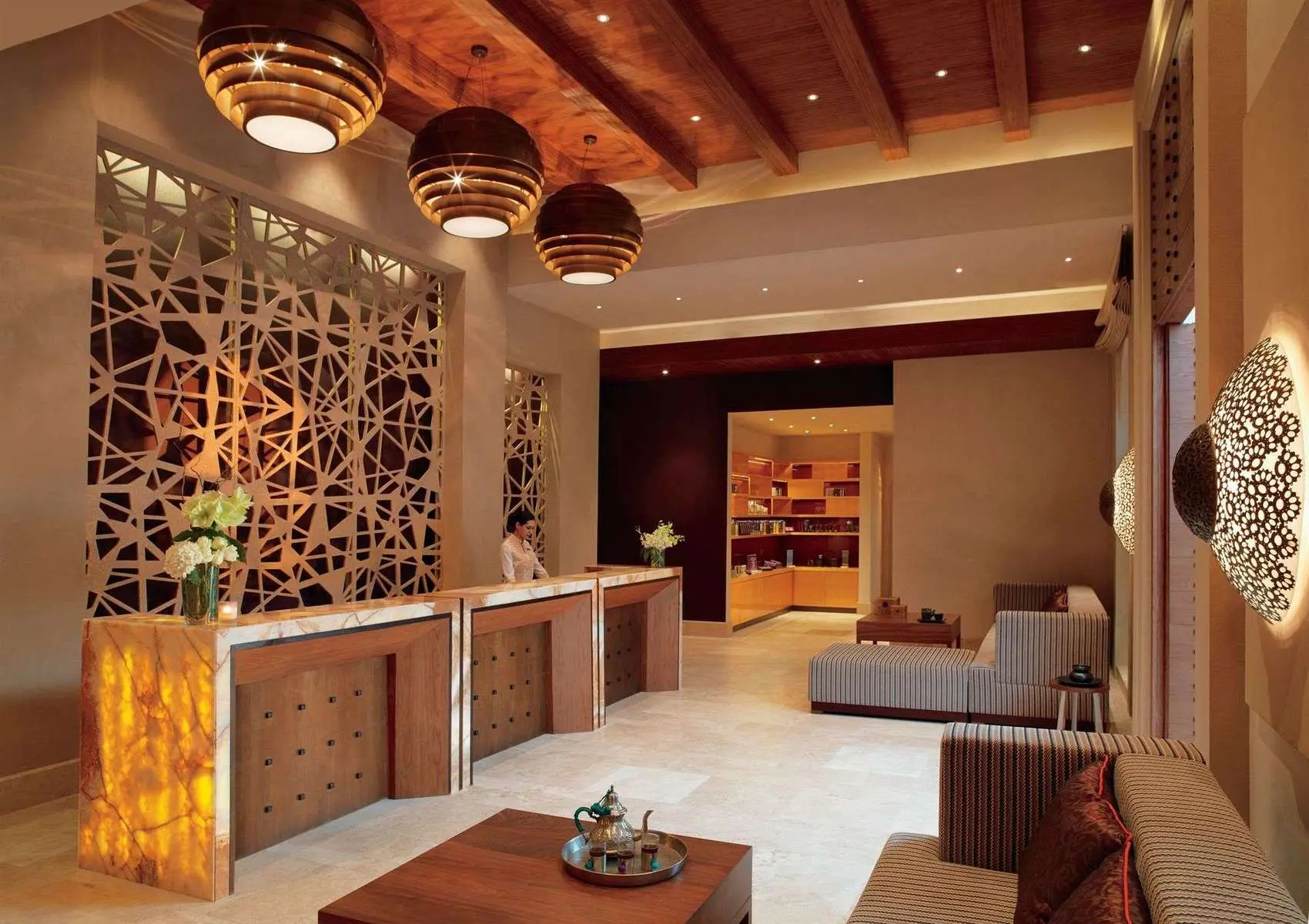 Lobby hotelu The Ritz Carlton Abu Dhabi, Grand Canal