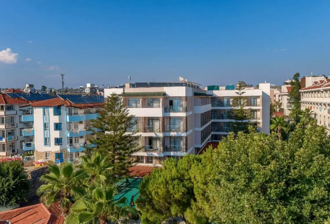 Widok z hotelu Trendy Side Beach