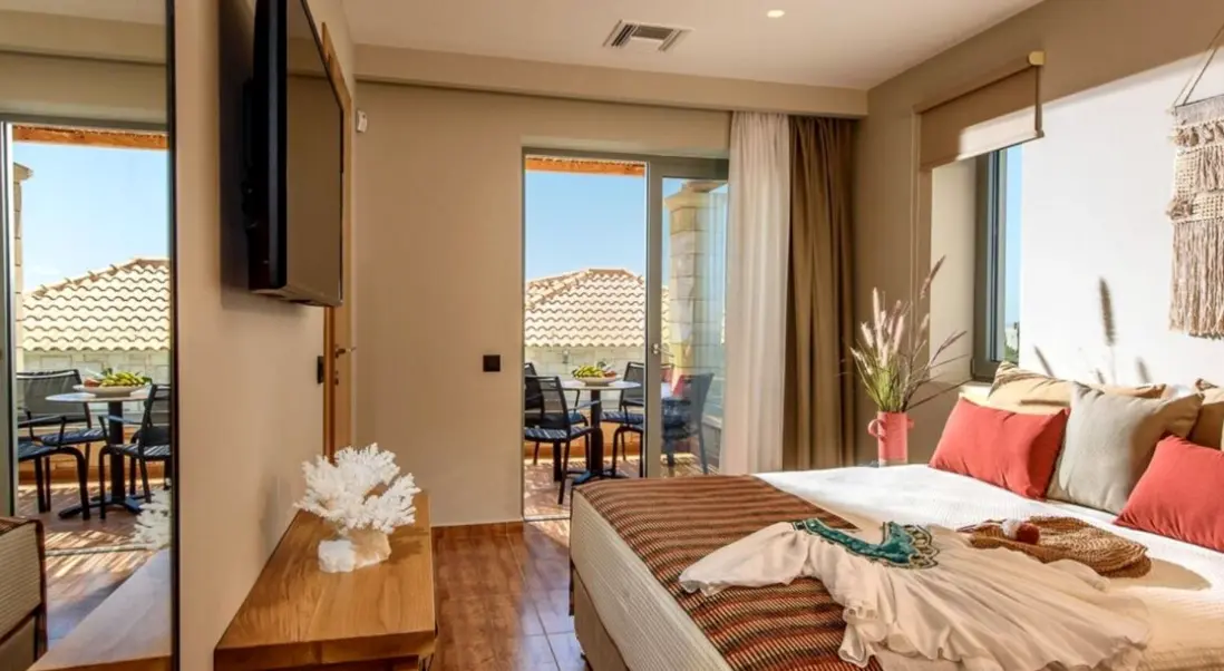Pokój w hotelu Caldera Theros Villas