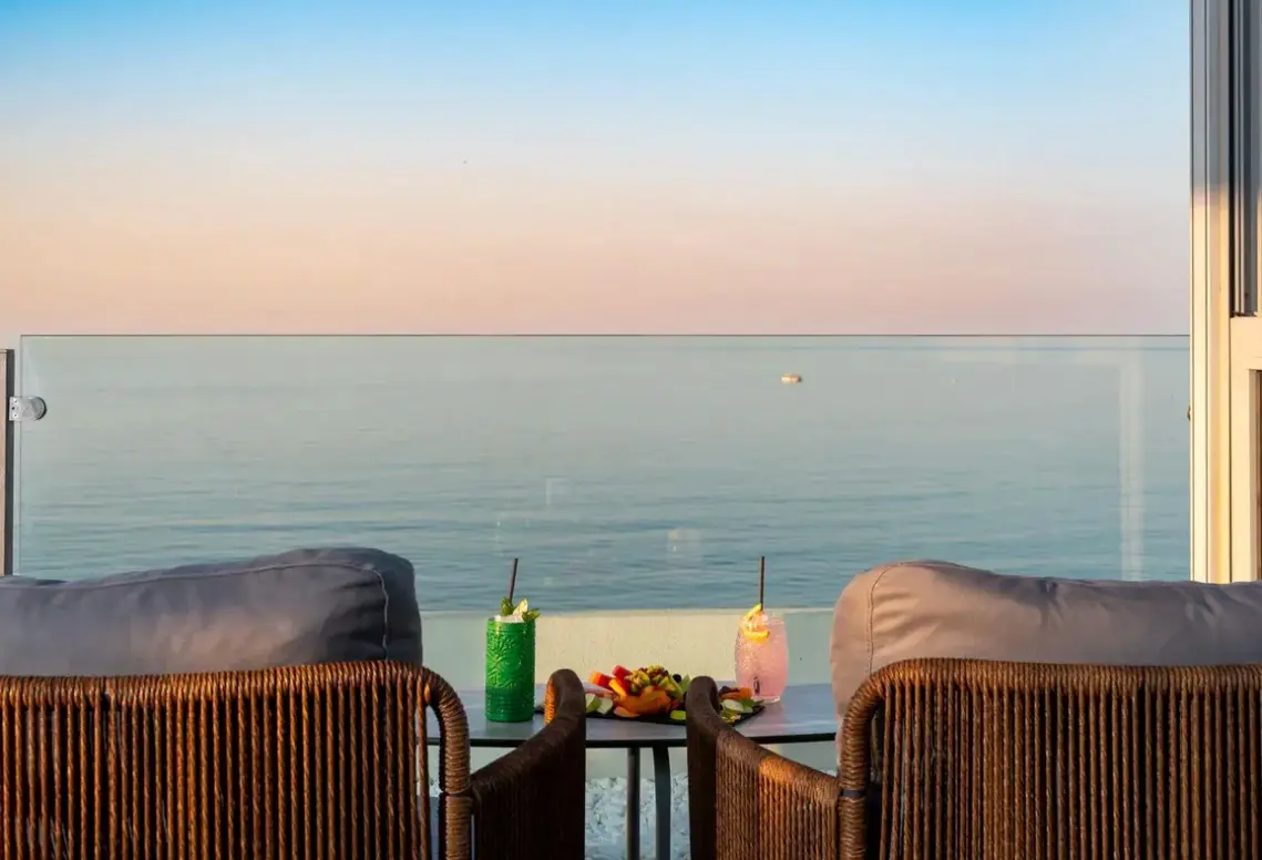 Plaża przy hotelu Corissia Princess