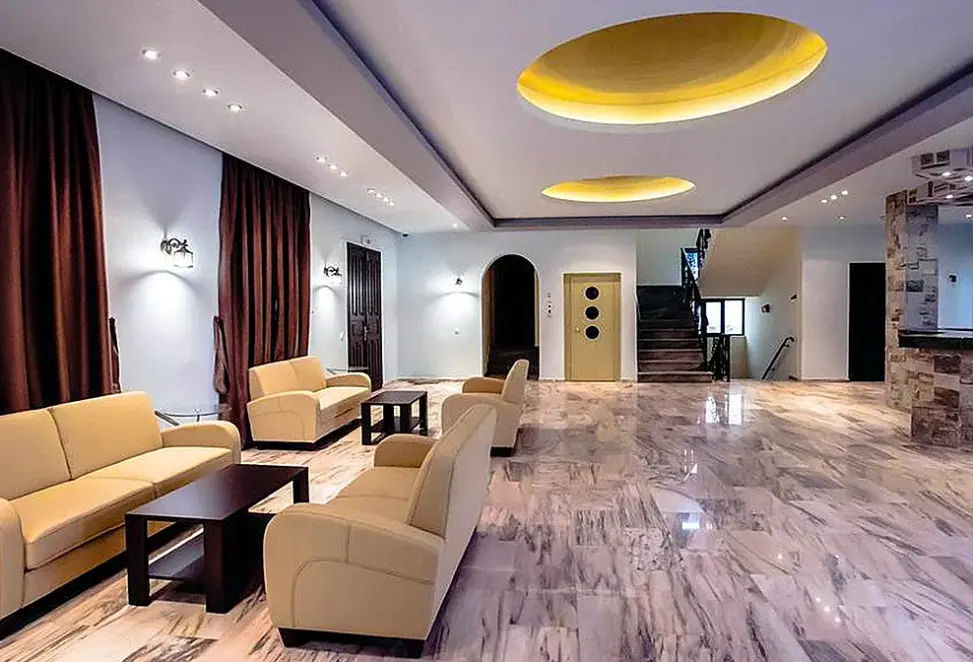 Lobby hotelu Diogenis Blue Palace