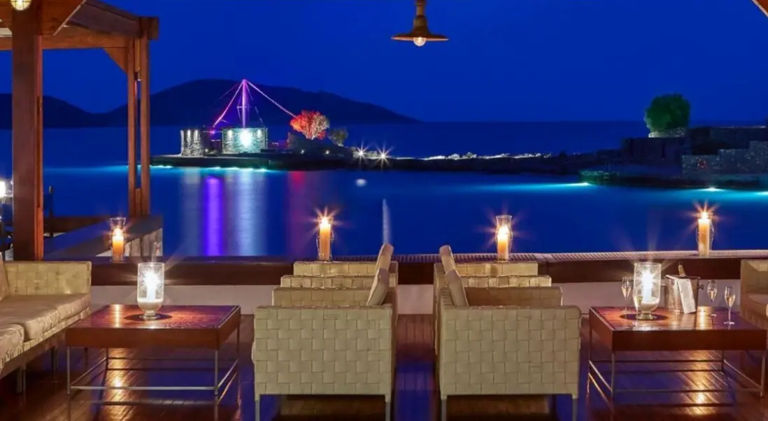 Widok z hotelu Elounda Beach Hotel & Villas